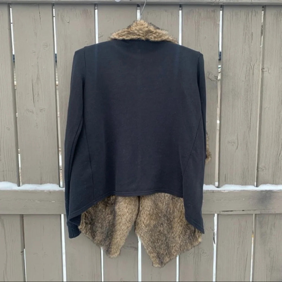 HOLLISTER | FAUX  FUR SWEATER CARDIGAN | X SMALL #FML130024 - Picture 3 of 6